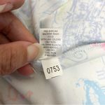 Lulu B White Post Cards Of Love French Script Ruffle Neckline Sleeveless Top S Photo 7