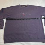 Vintage Cuffy's Crewneck Cape Cod Sweatshirt Size XL Grandmacore Y2K 90s Casual Purple Photo 4