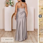 Revelry Billie Satin Taupe Tan Size 6P Photo 1