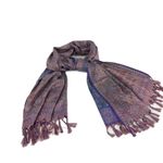 VTG Indian Soft silk Long Wrap or Shawl double sided scarf Multiple Photo 2