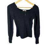 Madewell Leyton Square Neck Pullover Wool Cashmere Blend Sweater Size XXS Photo 0