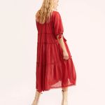 Free People  Embroidery Midi Dress Photo 1