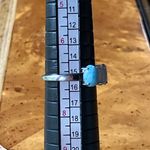 Blue Topaz Rainbow Moonstone Sterling Silver Ring Size 7 Photo 7