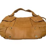 B. Makowsky Tan East West Sadie Pocket Shopper Caramel Leather Shoulder Bag NWT Tan Size XL Photo 6