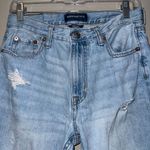 Aeropostale Light wash High rise Distressed Mom Jeans size 4 #719 Photo 5