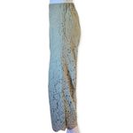 Isaac Mizrahi Sage Wide Leg Knit Pants Lace Cropped Pants Size XXSP Photo 4