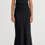 NWOT Significant Other Lucile Strapless Satin Gown with Train Sz 6 Black Photo 0