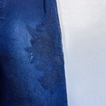 DG2 by Diane Gilman Women's Cotton Blend Dark Wash Jeans with Floral Embroidery Blue Size 8 Photo 4