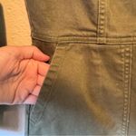 Duluth Trading Co Green Denim Shirt Dress Womens XS Casual Gorpcore Coverall Photo 5