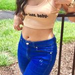 Nude Crop Tank Top Tan Photo 1