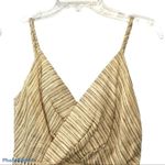 Axara Paris Linen Blend Faux Wrap Mini Cocktail Dress Size8 EU40 Metallic Thread Size 8 Photo 5