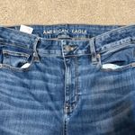 American Eagle  Medium Wash High Rise Skinny Kick Jeans Size 10 Short Photo 3
