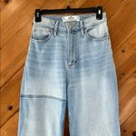 Hollister  curvy ultra high rise dad patch jeans Photo 4