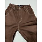 Hollister Ultra High Rise Dark Brown Cargo Dad Jeans Size 24x31 Photo 5
