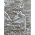 Aerie White Paisley Lace Longline Bralette Size Medium Photo 6