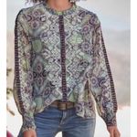 Sundance  Long Sleeve Victorian Charms Sheer Blouse Sz. XS Photo 0