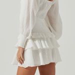 ASTR Cutout Long Sleeve Mini Dress Photo 4