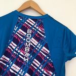 Boombah  Turquoise Blue Pink Purple Spellout Logo Short Sleeve Active Tee Medium Photo 8