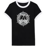 Zadig & Voltaire  Walk Diamanté Insignia BC Blason Strass Ringer Tee Rhinestone Photo 2