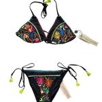 Nanette Lepore Marietas Embroidered Bikini Set, XS Photo 0
