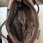 Renzo Costa Elegant Brown Leather Shoulder Bag with Tan Accents Photo 3