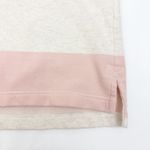 Aerie  Prep Rally Rugby Oversized Sweatshirt Striped Dusty Pink Collared Polo Photo 9