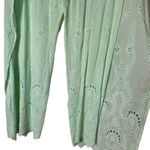 Young Fabulous and Broke Geneva Eyelet Embroidered Wide Leg Slit Pants Photo 2