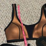 NWT Duskii Neoprene Ochre Bikini Amber Brown Bronze Metallic Set Photo 15