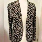Chico's Additions by Chico’s  Sweater Cardigan Jacket size 1 Small Brown Black Photo 0