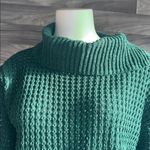 belle du jour NWOT  Forest Green Cowl Neck Sweater Photo 3