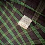 NorthStyle Denim Chore Coat Plaid Flannel Blue Green Lined Barn Jacket Size XL Photo 6