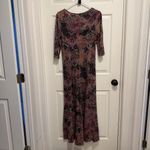 Peruvian Connection  Womens Dress Maxi Ottomam Damask Pima Ctn Purple Size Small Photo 1