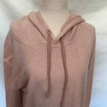 Billabong Crop Hoodie Women Top Sz Small Blush Pink Fleecy Drawstring Athleisure Photo 2