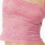 Free People NWT Intimately FP Double Date Embroidered Mesh Crop Camisole Color: Flowering Gi Photo 1