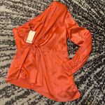 Cinq à Sept CINQ A SEPT Stace One-Shoulder 100% Silk Top size M Photo 1