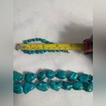 Turquoise The Lucky Stone Necklace and Bracelet Set Large Stones New Long Blue Photo 14