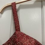 Monique Lhuillier ML Red Metallic High Low Gown Size 6 US $595 Photo 5