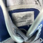 Rag and Bone  'Lace Up' Cobalt Blue Canvas Cap‎ Toe Sneakers Size 6.5 Photo 8