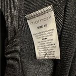 Revolve Momoni Black Silver Sparkly Dress Gathered Waist (Size 40/US 2) NWOT Photo 3