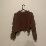 Shop Stevie Chocolate Brown Cowl Sweater Photo 3