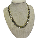 SUGARFIX BaubleBar Chunky Chain Link Statement Necklace Gold Tone‎ 18" Photo 0