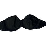 Victoria's Secret Womens  Solid Black Strapless Bandeau Swimsuit Bikini Size M Photo 9