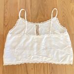 LF White Lace Cropped Tank Photo 1