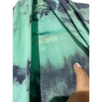 Soft Surroundings  Women's Tie Dye Cowl Neck Dress Green Size Small Photo 4