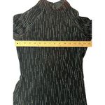 Roberta High Neck Long Sleeve Long Embellishments Black Gown Dress Size Medium Photo 8