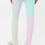 The Ragged Priest  knit colorblock boho pant spring urban outfitters pink free people Photo 2