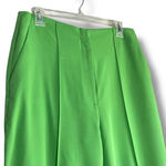 Topshop  pintuck high waist dress pants trousers bright kelly green NWT Photo 3