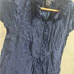 Marc Jacobs silk blend patterned dress - midnight blue - size 2 Photo 1