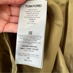 Tom Ford New Fluid Fit Pleated Silk Charmeuse Button-Up Shirt in Fg710 Pale Sage Photo 11