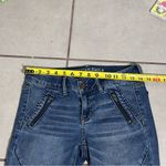 American Eagle Women Denim Jegging Ankle Super Stretch Stacked Moto size 4 Photo 6